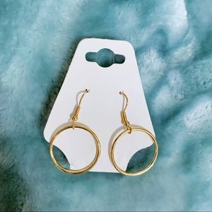 Gold Dangle hoops